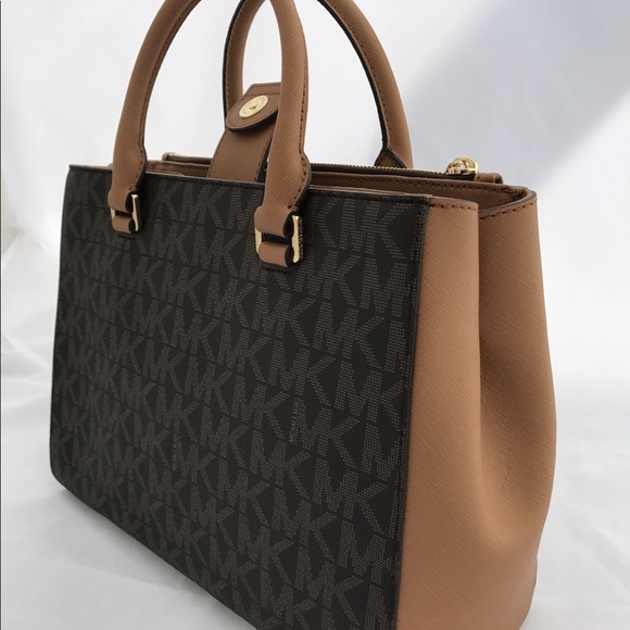 NWT Michael Kors Kellen Medium Satchel Crossbody - Picture 7 of 8